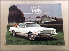 1976 Plymouth Volare 16-page Original Car Sales Brochure Catalog