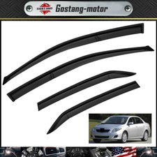 For Toyota Coroll 2009-2013 Window Vent Visor Rain Guard Deflector 4pcs Acrylic