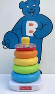 Jouet Jeu D Eveil Bebe Fisher Price La Pyramide Arc En Ciel Ebay