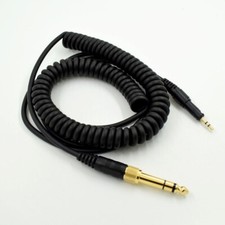 Audio Spring Coiled Cable For ATH-M50X M40X Head-mounted Headphone
