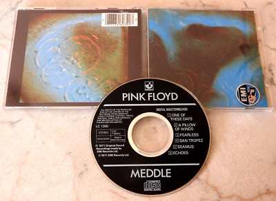 PINK FLOYD MEDDLE CD 1971 BLACK FACE DIGITAL MASTERING MADE IN WEST GERMANY RAR