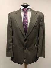ODERMARK SUIT JACKET/BLAZER PURE NEW WOOL GREY 40R MINT CONDITION