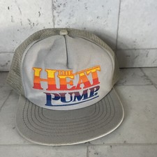 Vintage Snapback Advertising Hat Cap - The Heat Pump -Logo