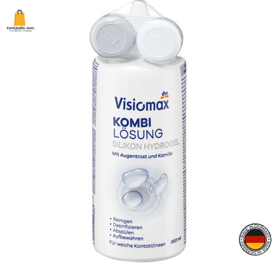 Visiomax Linsenlösung   Silikon-Hydrogel   Kamille & Euphraise   360ml