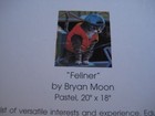 Unsigned 1999 vintage greeting card By Bryan Moon PLEASE WRITE Fishing Cats — photo 10