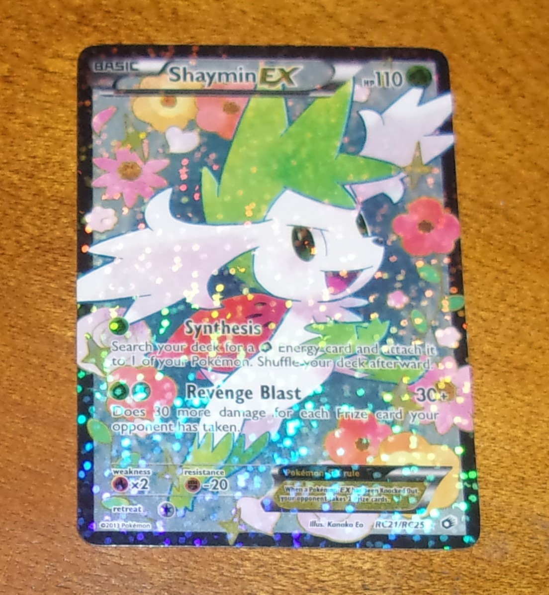 Pokemon Legendary Treasures Radiant Collection Shaymin EX RC21