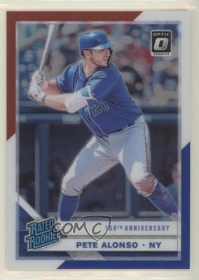 2019 Panini Donruss Optic Rated Rookies 123/150 Pete Alonso #82 Rookie RC s3g