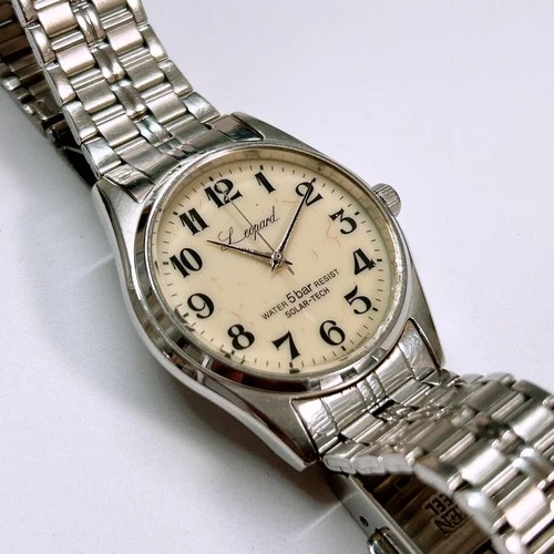 Vintage Japan Double-Sided Skeleton Auto Watch 1970s Black Used - Picture 1 of 3