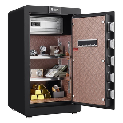 #ad 3.75 cu.ft Home Safe Box with Biometric RecognitioKey Lock Passwordamp;LED Lights $179.10