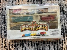 Vintage Bachmann, Diesel Hustler HO scale model train set.
