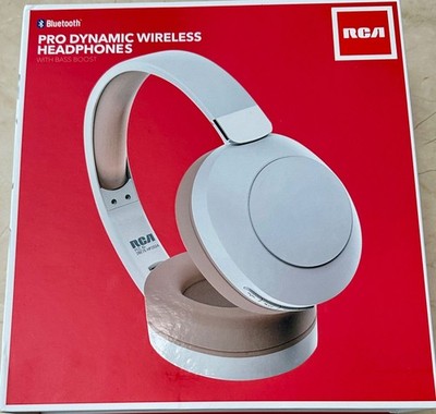 NIB RCA PRO DYNAMIC WIRELESS HEADPHONES, BUILT-IN MICROPHONE, BRAND NEW!