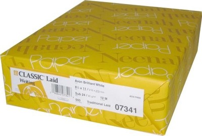 Neenah CLASSIC LAID - 8.5 x 11 Paper - 24lb Writing - 500 PK