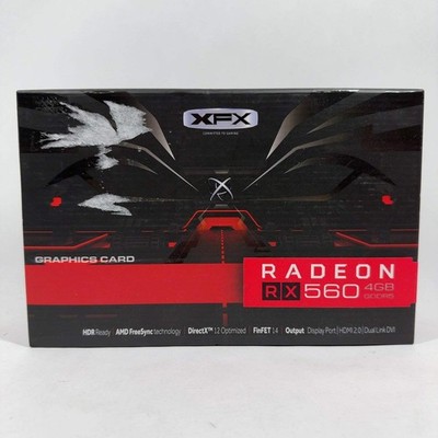 New XFX Radeon RX 560 4GB GDDR5 Graphics Card RX-560D4S