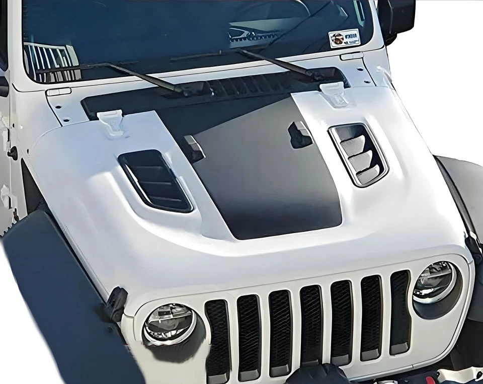 Car Hood Sticker For Jeep Wrangler Bonnet Racing Stripe Graphics Vinyl Decal - Изображение 2 из 4