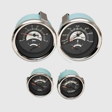 Teleflex Boat Gauge Set | Crownline Mercury I/O (Set of 4) - NEW - US STOCK