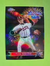 1997 Topps Chrome All-Stars REFRACTOR #18 Tom Glavine RARE PARALLEL INSERT