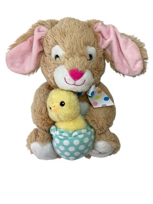Cuddle Barn Bunny Chick 11'' Animated Plush Here Comes Peter Cottontail Easter