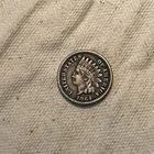 1864 INDIAN HEAD CENT - XF EF - With LIBERTY & DIAMONDS - CN Copper Nickel KCS