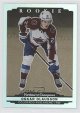 2022 Upper Deck Parkhurst Champions Rookies Gold Rainbow Oskar Olausson #308 8tn
