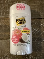 Power Stick Women  s Peony Coconut Deodorant