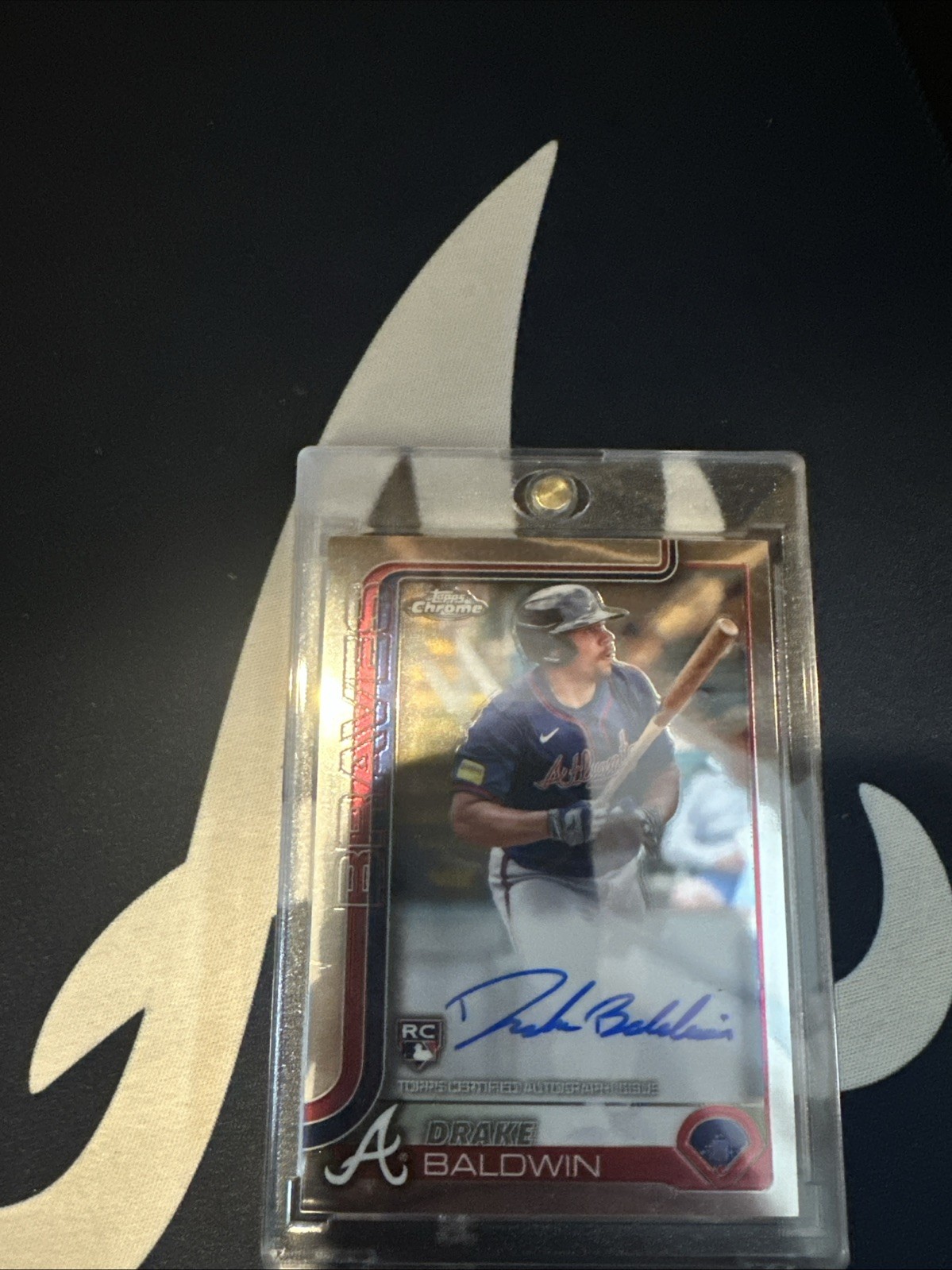 2025 Topps Chrome - Rookie Autographs Drake Baldwin #RA-DBA (AU, RC)