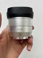 Used TTArtisan 35mm F1.8 II Lens for Sony E Mount Silver with Hood Caps