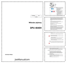 Wacker Neuson DPU4045H Plate Compactor Operators Manual PL PDF