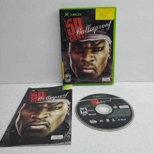 50 Cent Bulletproof (Microsoft Xbox, 2005) Complete CIB