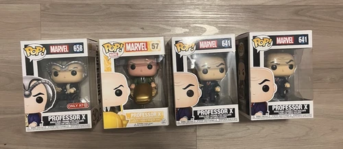 Funko Pop! Marvel Professor X Lot Of 4