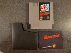 Nintend NES Super Mario Bros. Tested And Working With Manual And Dust Sleeve