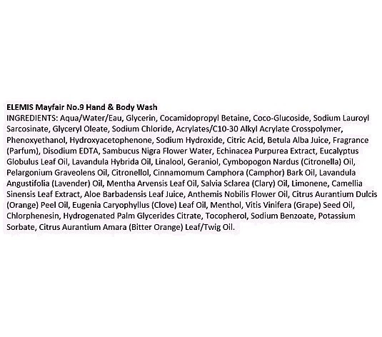 ELEMIS Mayfair No. 9 Jabón de manos y cuerpo A642555 Foto 3 de 3