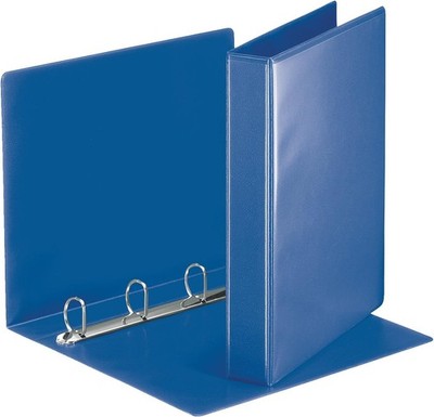 Esselte Präsentations Ringbuch Essentials A4 blau 4D Ring Rückenbreite: 50 mm