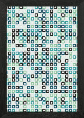 Geometrisches Muster gerahmtes Wandbild Poster Leinwanddruck Bild