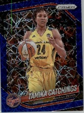 2025 Panini Prizm WNBA Tamika Catchings #60 Blue Velocity Prizms Indiana Fever