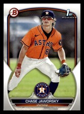 Chase Jaworsky 2023 1st Bowman Draft ROOKIE CARD #BD-45 Houston Astros FREE SHIP