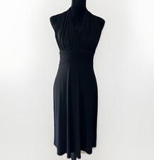 Evan Picone Dress Womans 4 Black Cocktail Wedding Party Dancing