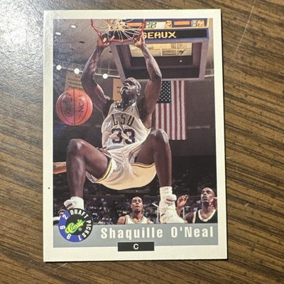 1992 Classic Draft Picks Shaquille O'Neal #1 LSU Tigers NCAA Basketball Card