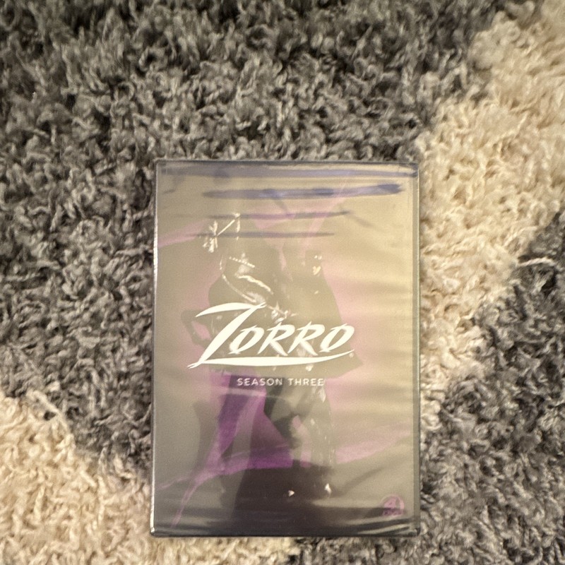 A&E Zorro Season Three Season 3 TV Series DVD Tall Case Patsy Rowlands