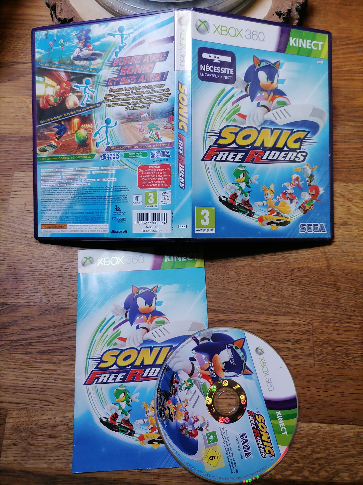 Sonic Free Riders kinect VF [Complet] 360