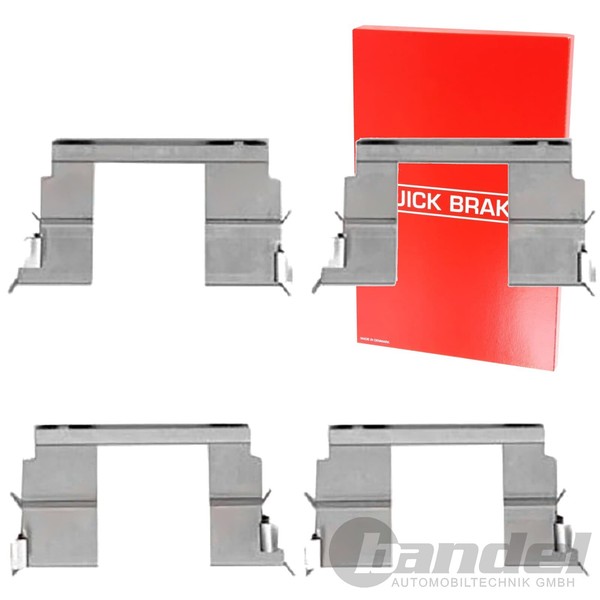 Quick Brake MONTAGE-SATZ BremsbelÄGe ZubehÖR Vorne Passend FüR Isuzu D-MAX |-image