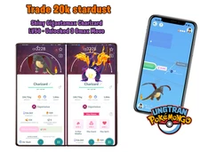 Shiny Gigantamax Charizard lvl50 3Gmax Move Tr-de 20k star-dust
