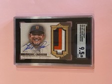 Miguel Cabrera 2019 Topps Dynasty 4 Color Patch Auto Autograph /10 SGC 9.5