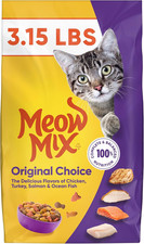 Meow Mix Original Choice Dry Cat Food, 3.15 Pounds 2.94 per pound