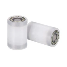 2Pcs Nylon Roller Wheel with Bearings, 5/16"x13/16"x1-1/4" Nylon Pulley