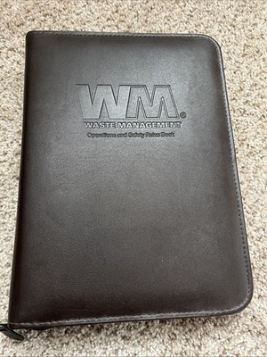 Waste Management Leather Binder