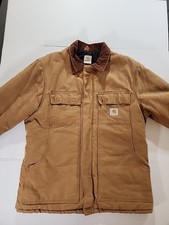 Carhartt C03 BRN Jacket Work Duck Canvas Arctic Quilt Men  s Size 48R Brown USA