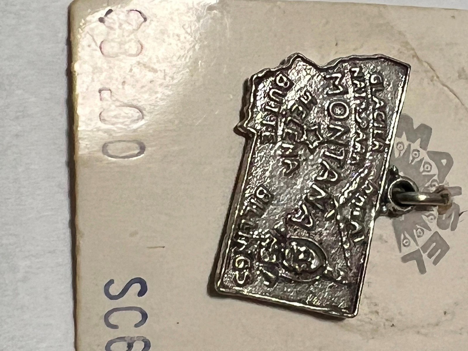 Vintage Sterling Silver Salt Lake City TEMPLE Pendant Charm religious travel