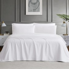 Hotel Signature Egyptian Cotton 400 Thread Count 6-piece Sheet Set Queen - White