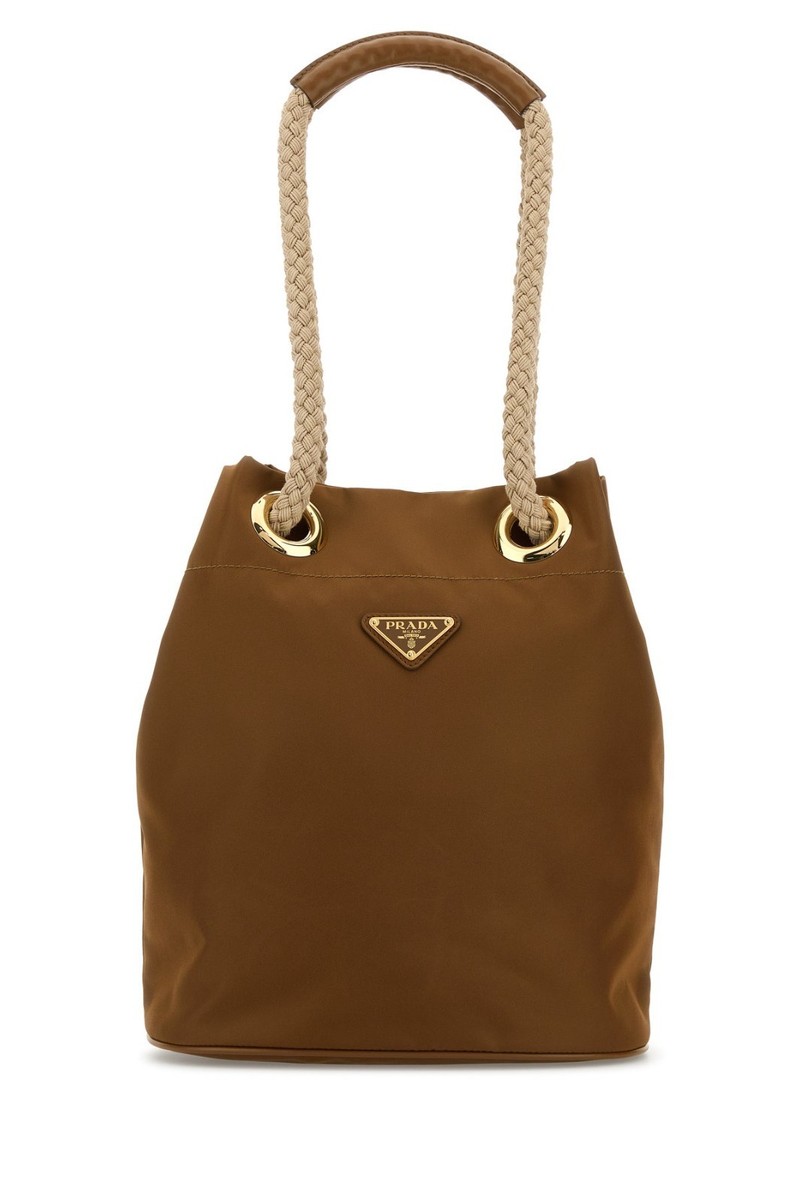 PRADA Mariner Brown Re-Nylom Bucket Bag New & Authentic | eBay