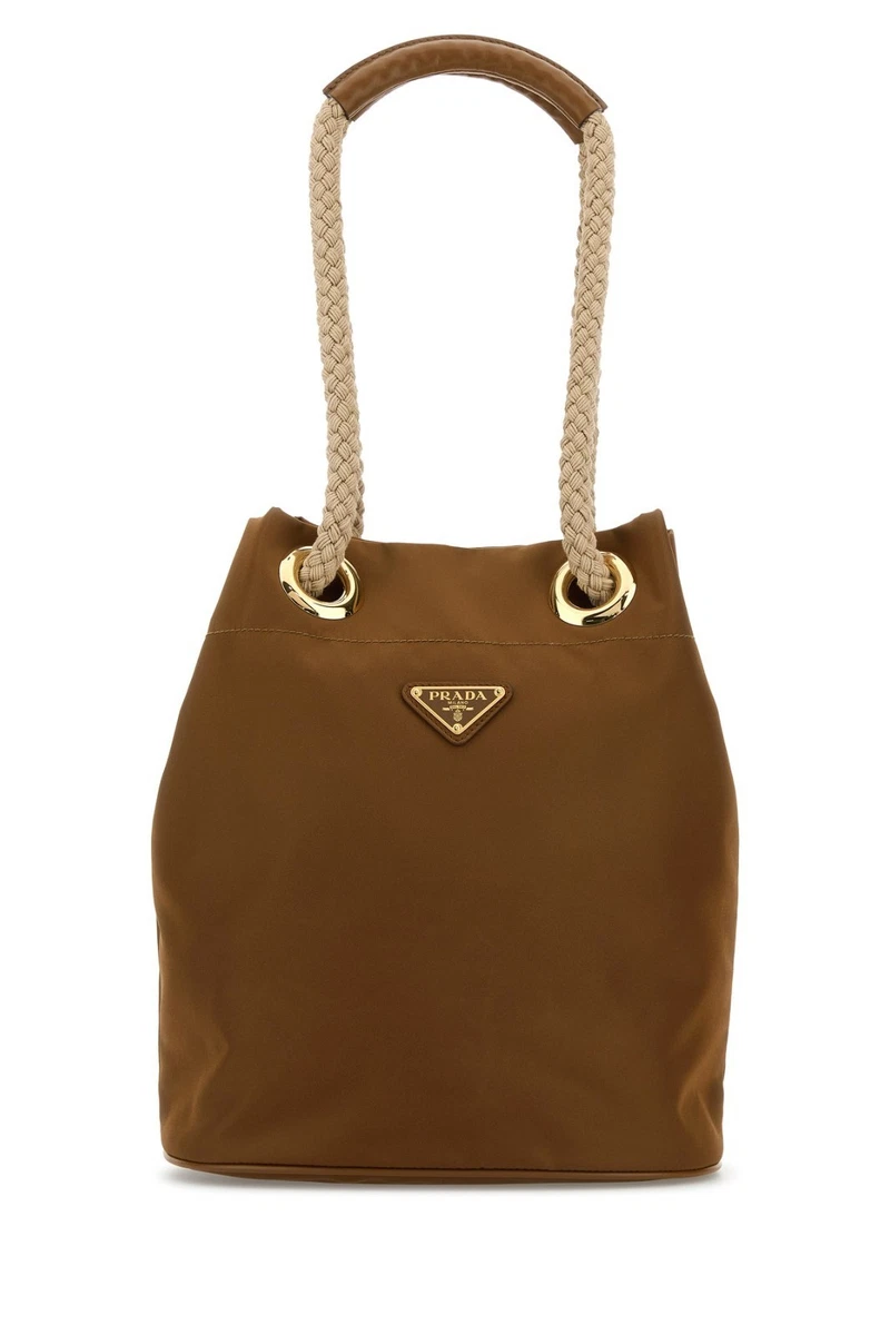 PRADA Leather Bucket & Drawstring Bags for Women for sale | eBay